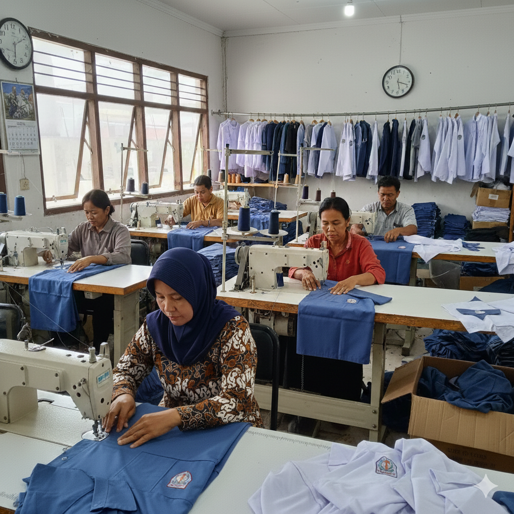 Jasa Buat Seragam Sekolah Sidoarjo Dari Konveksi Terbaik No 1