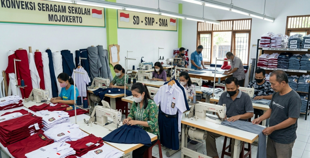 Buat Seragam Sekolah Mojokerto Terbaik No 1 Dari MG Konveksi